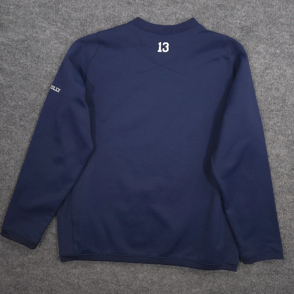 Y2K Nike Sweatshirt Mens Large Navy Blue Rebels Team Connolly #13‎ Tech Pullover